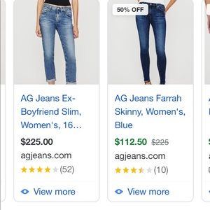 AG Adriano Goldschmied blue jeans great condition